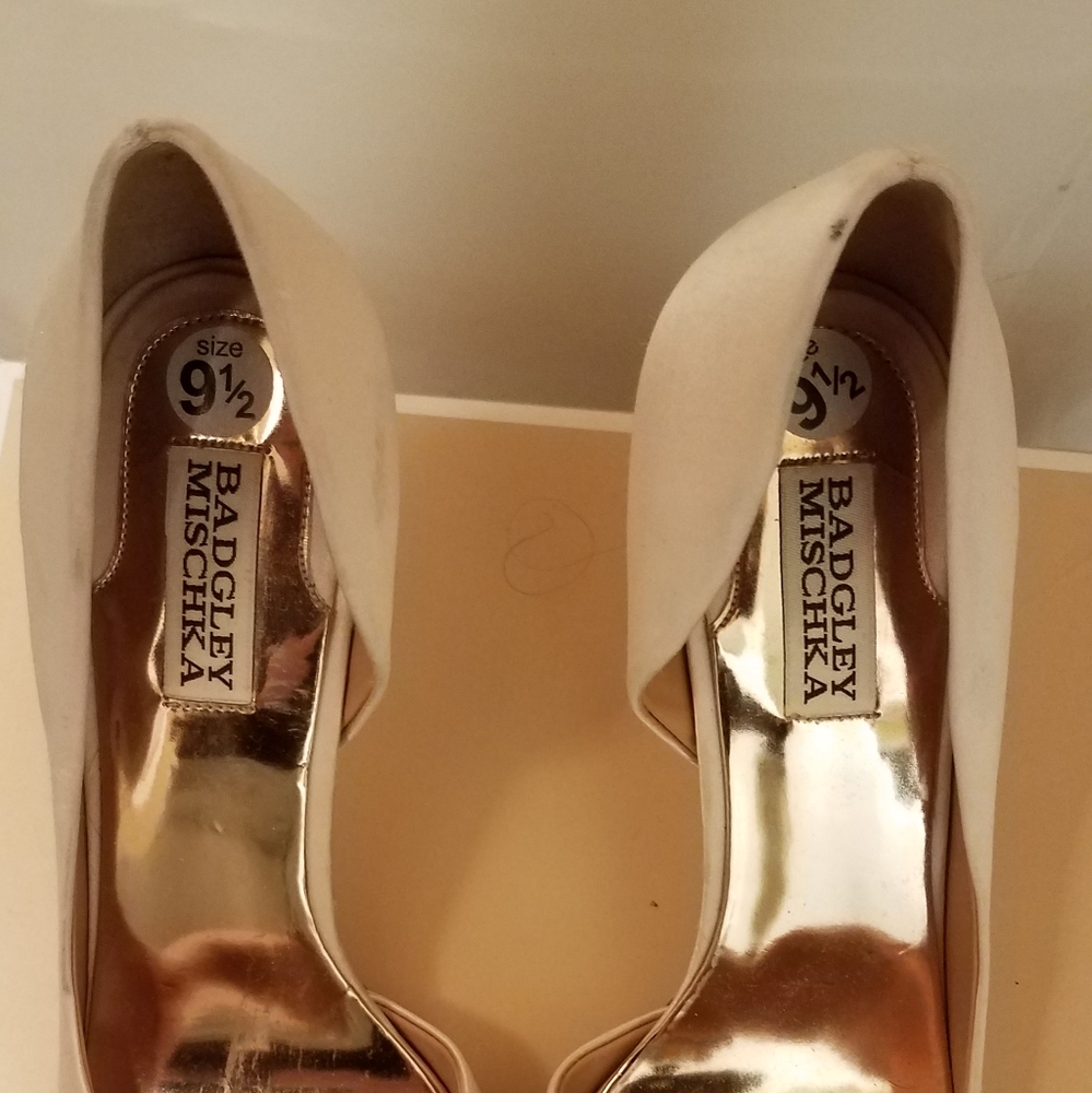 SOLD😍Badgley Mischka shoes soft pink size 9.5 - Picture 3 of 10